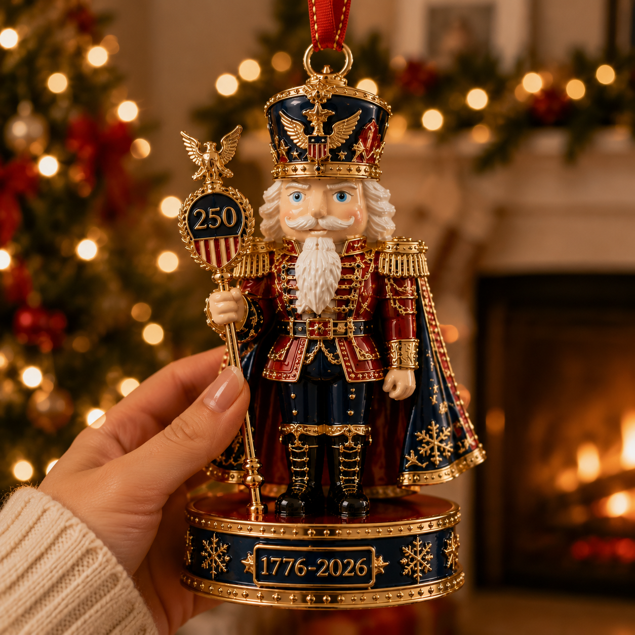 🇺🇸🎄America 250th Anniversary Nutcracker Christmas Ornament Collection