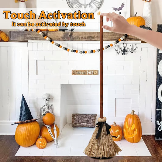 💥Halloween Sale 50% OFF🧙‍♀️🪄Floating Witch's Broom – Haunted Dancing Broom