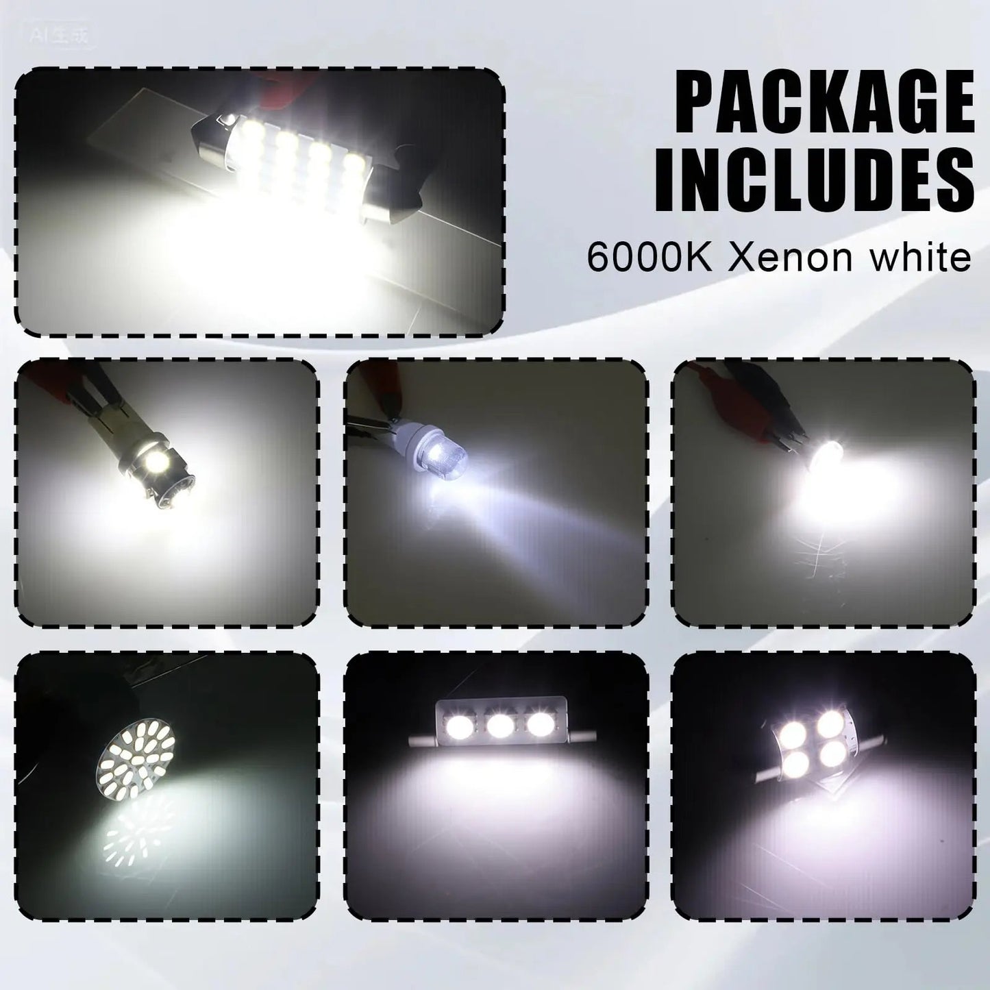 🔥70& 42 Pcs Interior Car Light Kit