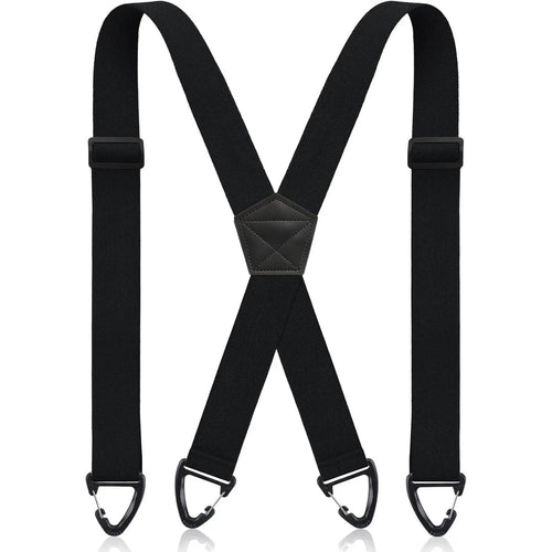 Men's X-Back Suspenders with Hook Clips