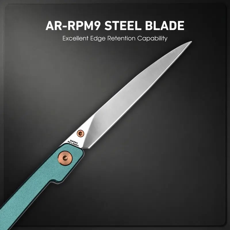 🔥CJRB Lanky 1.36oz Ultra-Light Gentleman's Folder – AR-RPM9 Wharncliffe Blade & Slim Aluminum Design for Elegant Everyday Carry and Outdoor Use.