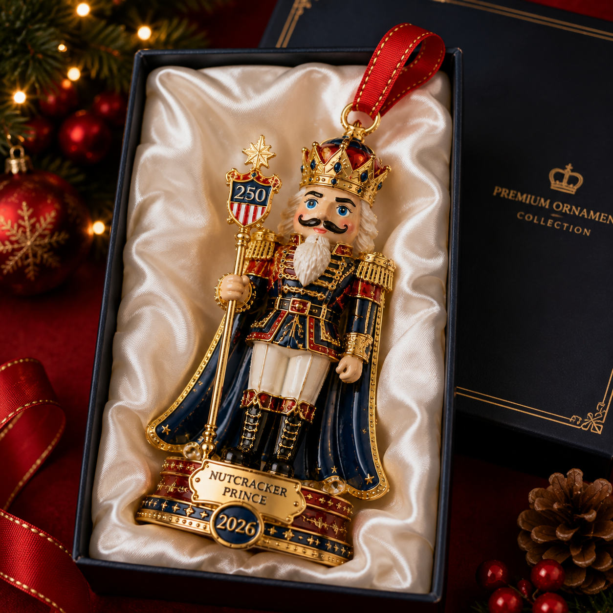 🇺🇸🎄America 250th Anniversary Nutcracker Christmas Ornament Collection