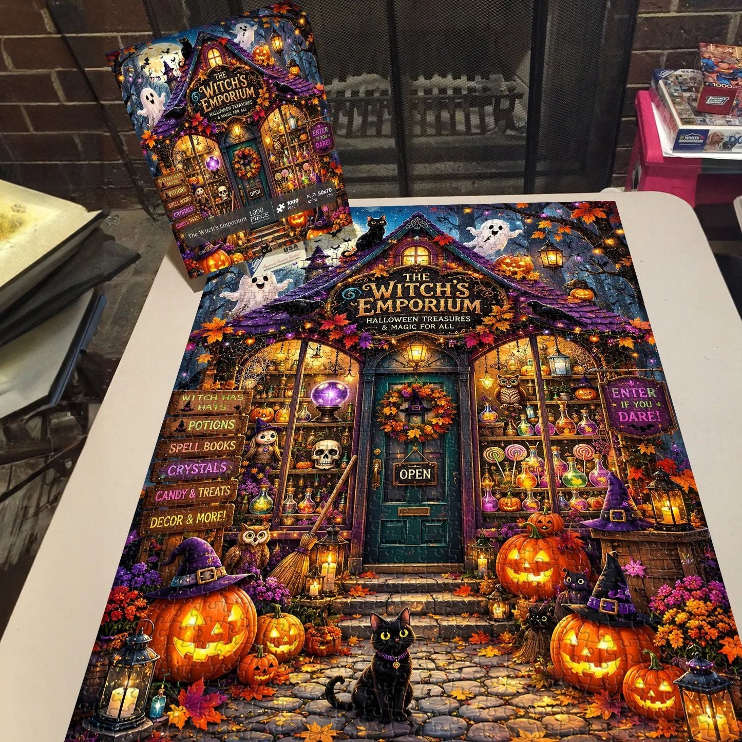💥🏆The Witch’s Emporium Jigsaw Puzzle 1000 Pieces