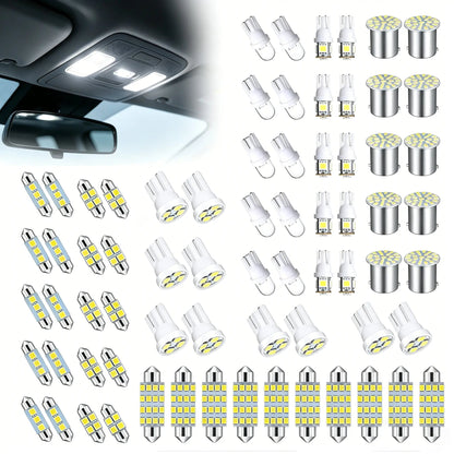 🔥70& 42 Pcs Interior Car Light Kit