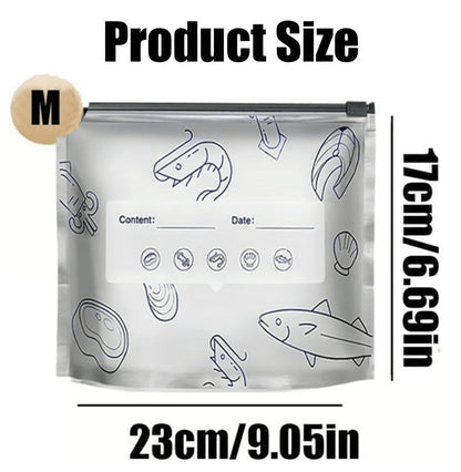 ✨ Reusable Aluminum Foil Sealable Storage Bags 🌱
