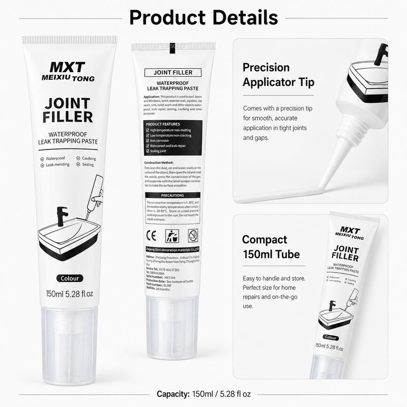 🔥Limited Time 50% Off✨150ml Super Gap Filler Waterproof Joint Filler Paste Kit