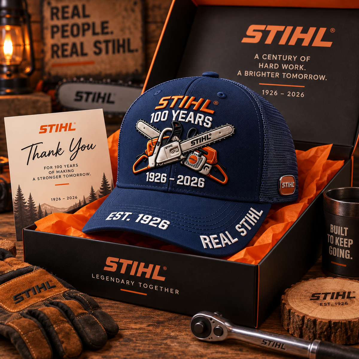 STIHL 100th Anniversary Commemorative Trucker Cap