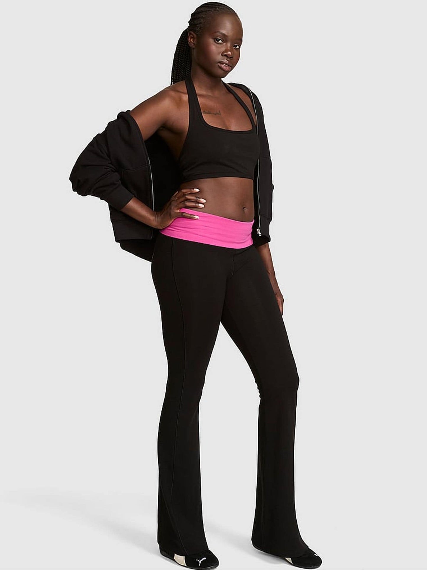 Skeleton Foldover Leggings
