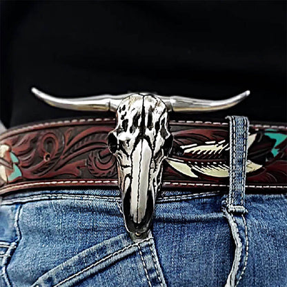 Western-style belt buckle multi-functional accessory