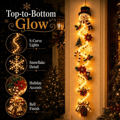 ⏳ Last Day 49% OFF – 🎄Trovehand™ Glowing Christmas Door Hanger