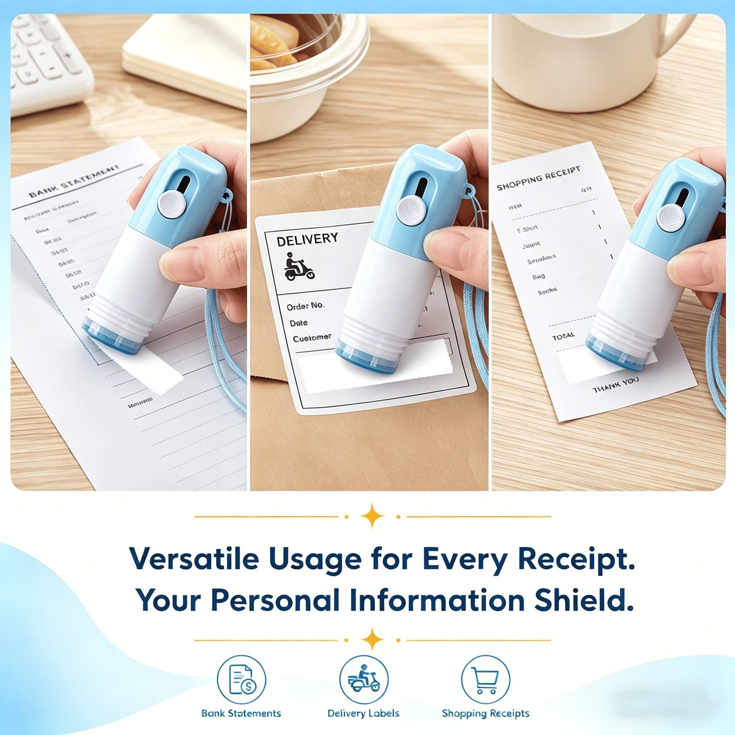 🔥Hot Sale 50% OFF🔥 2-in-1 Privacy Shield | Fast-Drying Express Information Blocker ✨