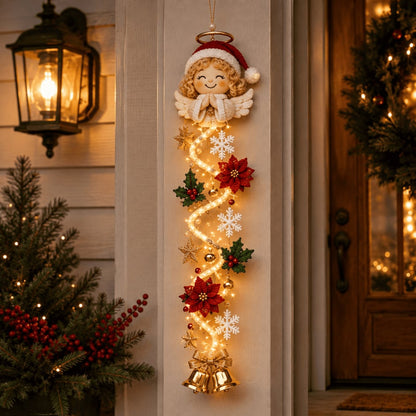 ⏳ Last Day 49% OFF – 🎄Trovehand™ Glowing Christmas Door Hanger