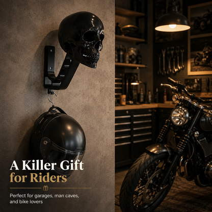 🔥Black Knight Skull Helmet Stand