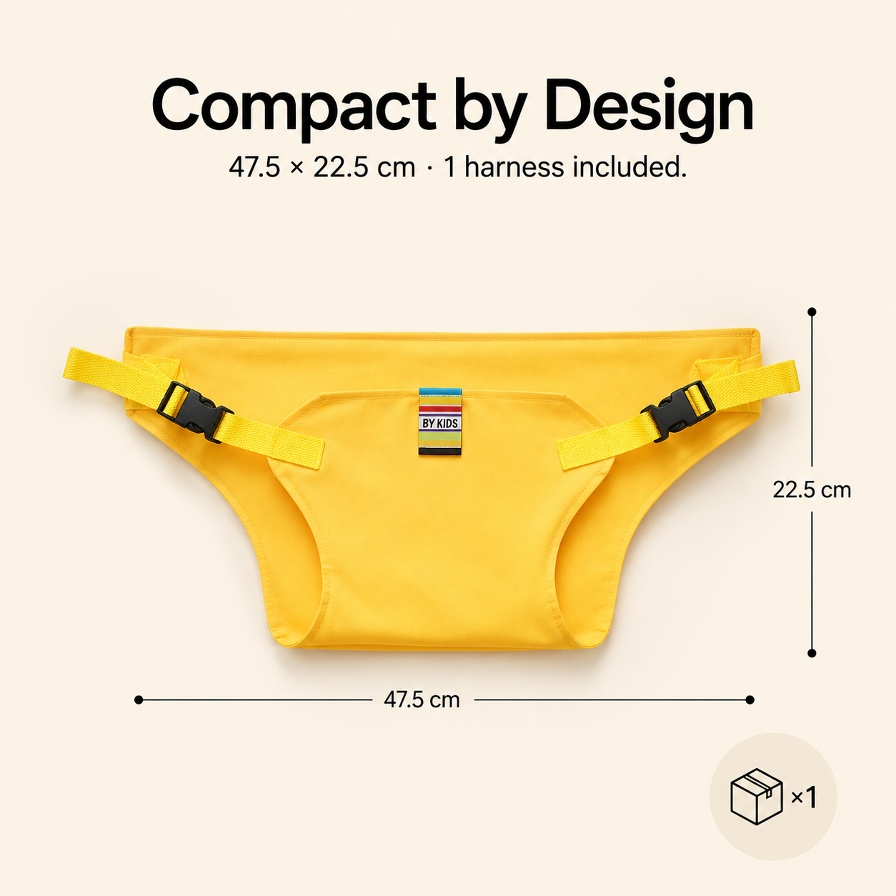Portable Baby Chair Harness Safety Belt — Foldable Toddler Dining Seat for Travel & Restaurants
