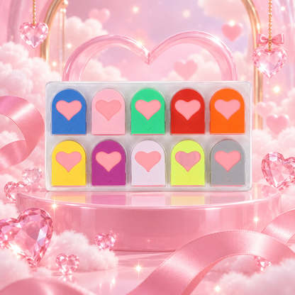 🎨 12-Color Temporary Hair Chalk Comb 🌈