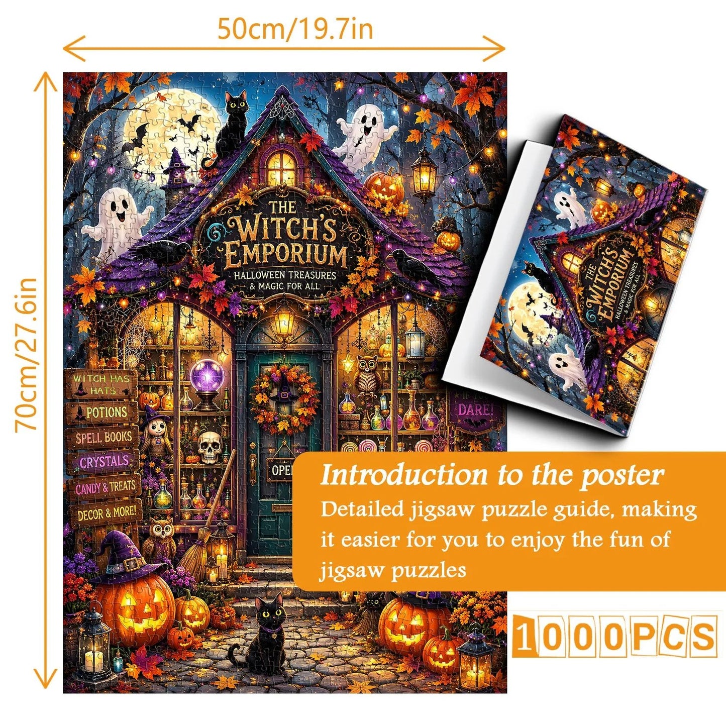💥🏆The Witch’s Emporium Jigsaw Puzzle 1000 Pieces
