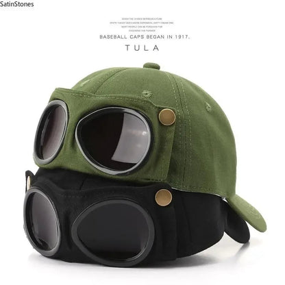 🧢🕶Men's Korean-Style Pilot Baseball Cap