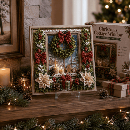 🎁 3D-kerststof-poke-art-set
