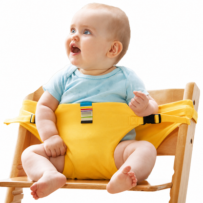 Portable Baby Chair Harness Safety Belt — Foldable Toddler Dining Seat for Travel & Restaurants