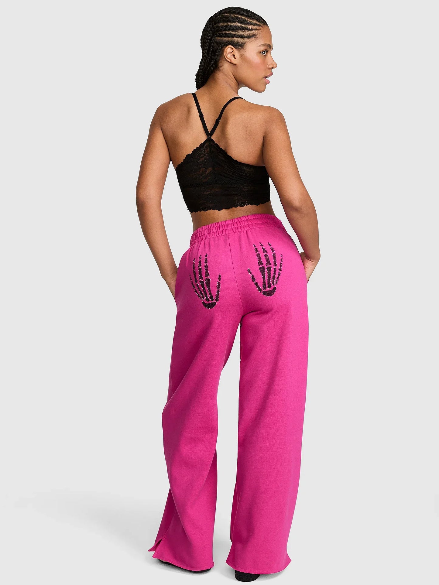 Skeleton Foldover Leggings