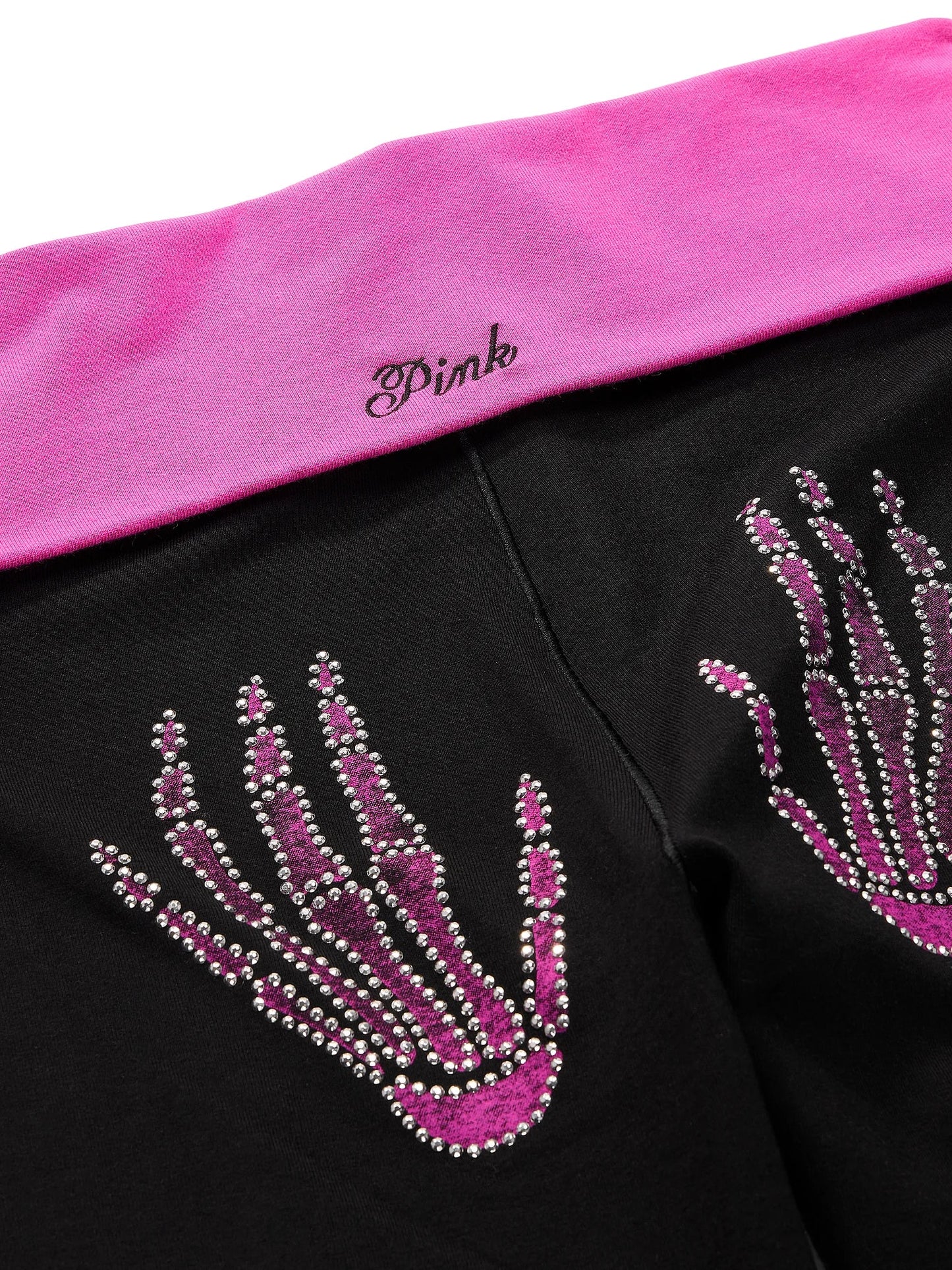 Skeleton Foldover Leggings