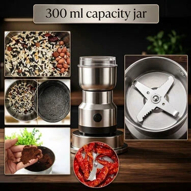300ml stainless steel grinding jar and blades