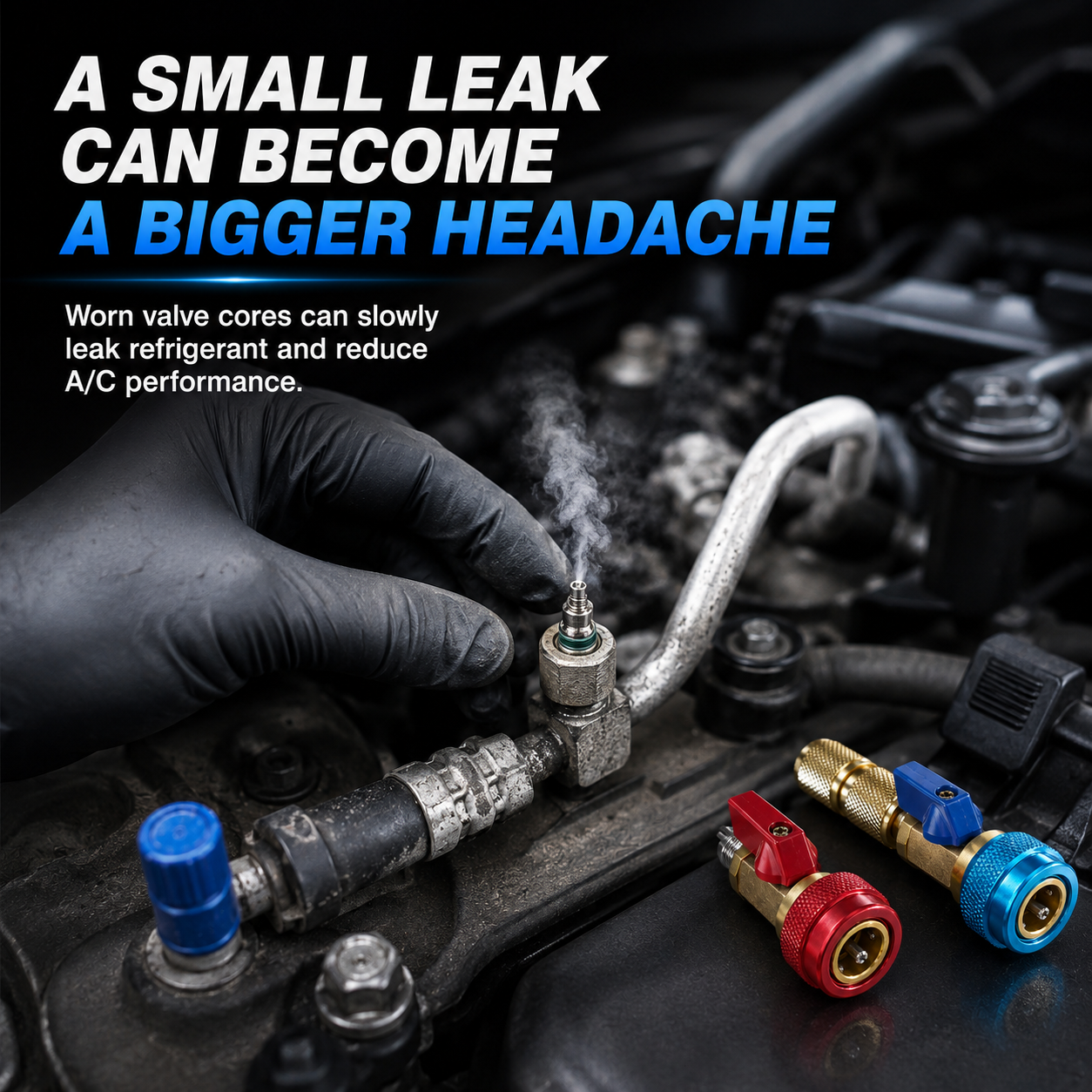 🔧 R134A A/C Valve Core Remover & Installer Kit – Fast, Controlled A/C Service