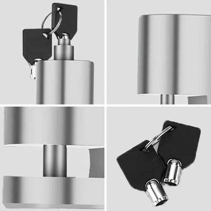🏍️ Motorcycle & Bicycle Disc Brake Lock with Push-to-Lock Design