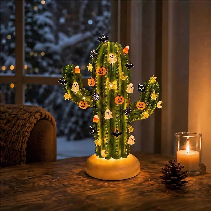 🌵 DIY Cactus Lamp – Endless Cozy Glow ✨