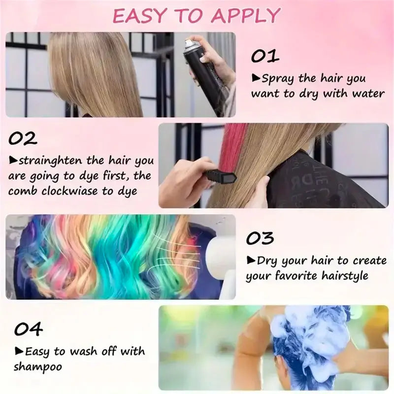 🎅Christmas Pre-sale-49% OFF✨Festive Fun Hair Chalk Combs