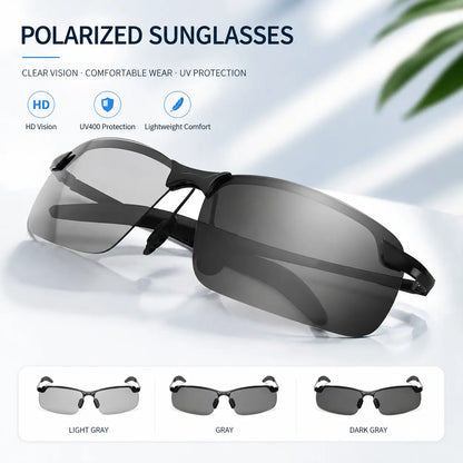Unisex Fashion Polarized Sunglasses, UV400 Anti Blue Light Sun Glasses