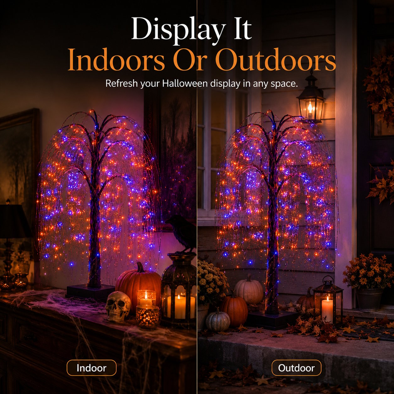 🎃 Spooky Halloween Tree Light