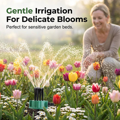 Gentle irrigation for flowers and seedlings
