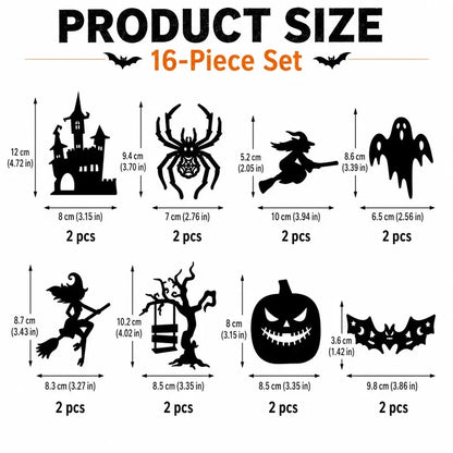 🔥2026 HOT SALE!! Halloween Glow in Dark Wall Stickers👻