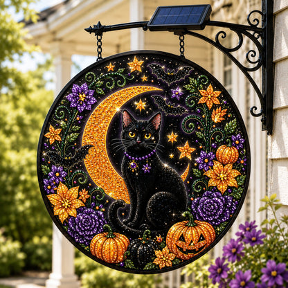 🎃 Solar Halloween LED Hanging Sign Light 👻