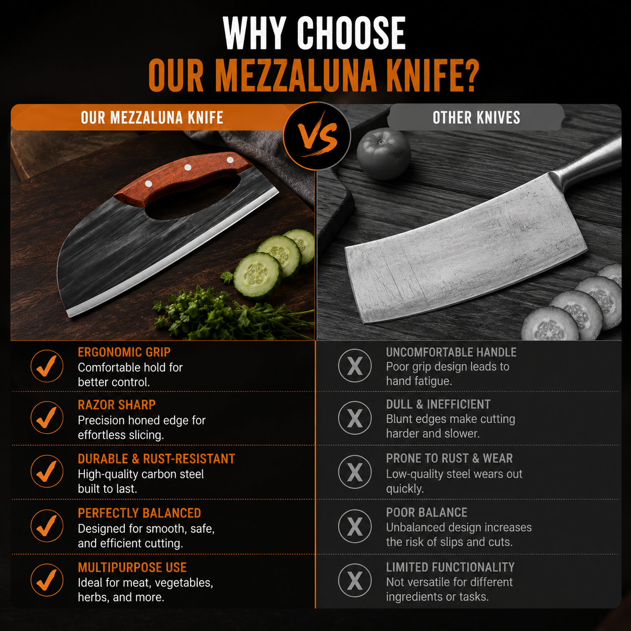🔥 Buy 1 Get 1 Free  🎁 | Hand-Forged Kitchen Slicing Cleaver 🍖