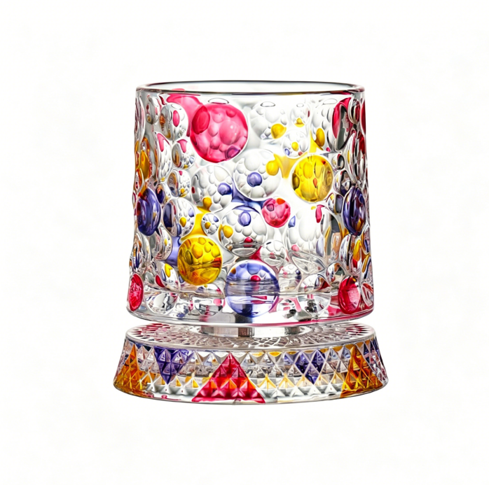 🥛💎New Year Hot Sale 49% OFF✨🔥360° Rotating Whiskey Glass Tumbler