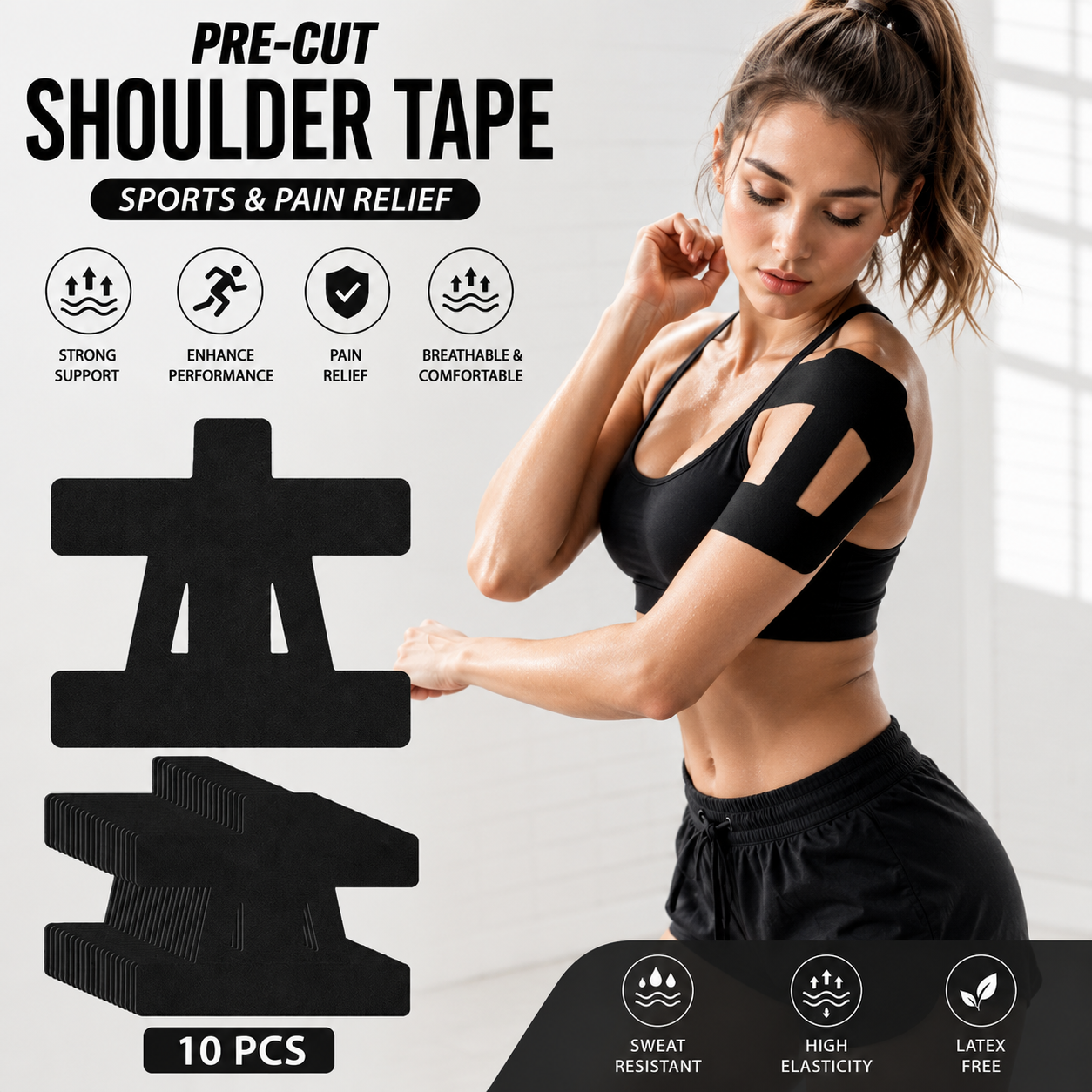 🔥Kinesiology Reduce Shoulder Pain & Knee Tape