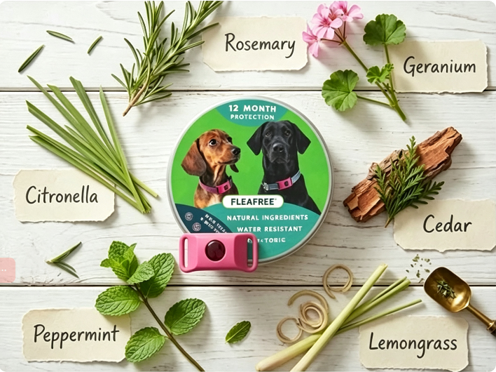 🐕12 Months Flea and Tick Free⏰