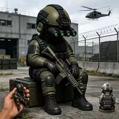 🔥Mini Hardcore Tactical Special Forces Figure