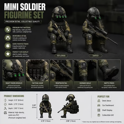🔥Mini Hardcore Tactical Special Forces Figure