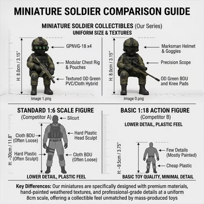 🔥Mini Hardcore Tactical Special Forces Figure