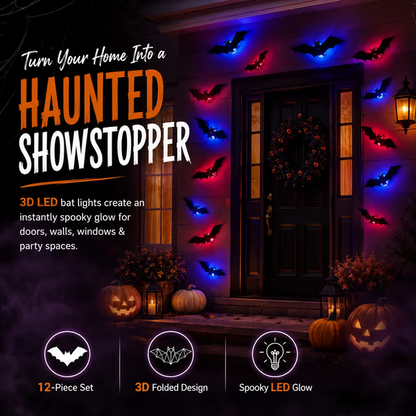 🔥Limited-Time🔥Halloween LED Flying Bat Decorations