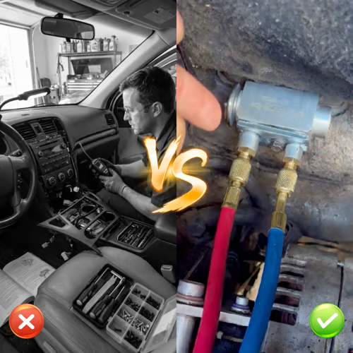 Car AC High Pressure Leak Test Plugs, Automotive Air Conditioning System Pressure Test Sealing Fittings for HVAC Technician Repair