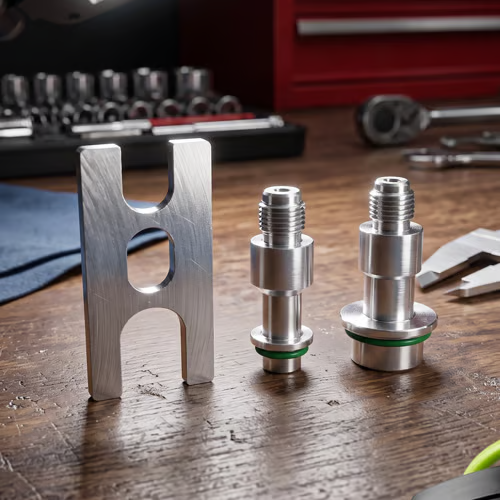 Car AC High Pressure Leak Test Plugs, Automotive Air Conditioning System Pressure Test Sealing Fittings for HVAC Technician Repair