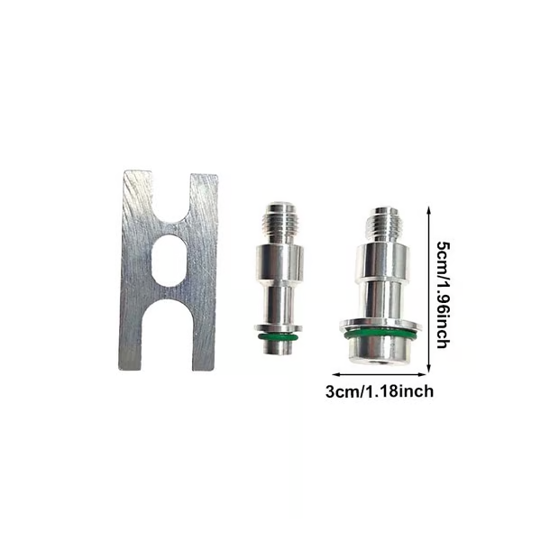 Car AC High Pressure Leak Test Plugs, Automotive Air Conditioning System Pressure Test Sealing Fittings for HVAC Technician Repair