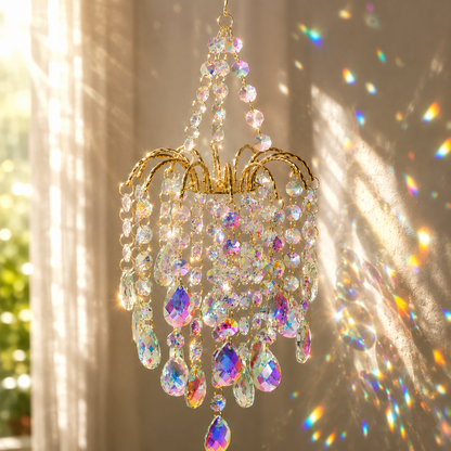 ✨ Rainbow Crystal Sun Catcher – Create Beautiful Light Reflections Anywhere