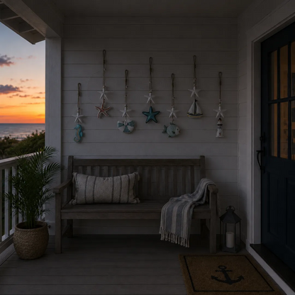 Seaside Glow Wall Hangings — Set of 7