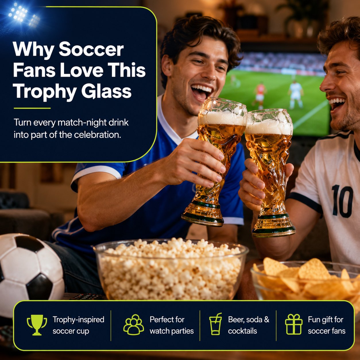 World Cup Trophy Beer Glass