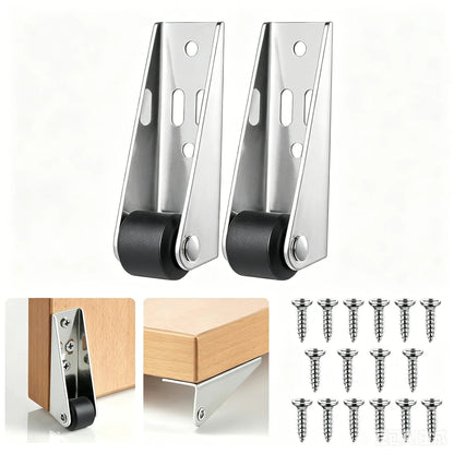 Wheel Sliding Door Bottom Guide(2 Pcs)